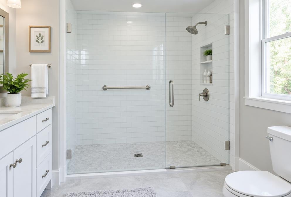 Tub-to-Shower Conversion